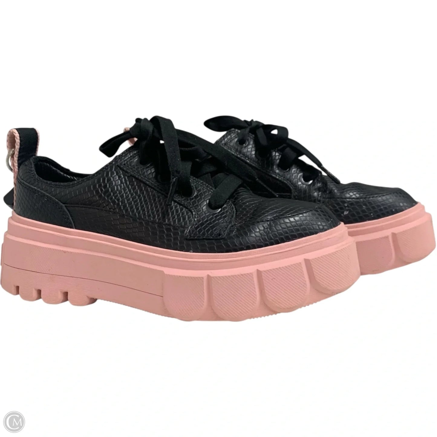 Shoes Sneakers By Sorel In Black & Pink, Size: 7