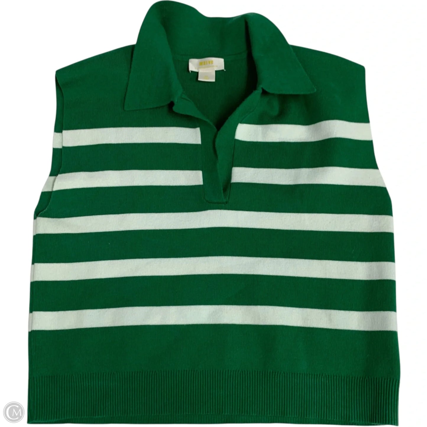 Top Sleeveless By Maeve In Green, Size: Sp