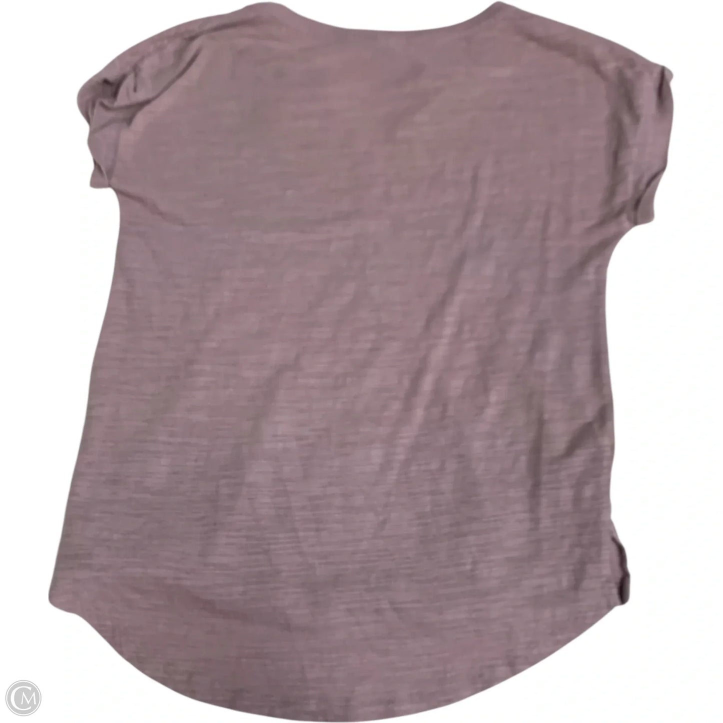 Top Short Sleeve By Anthropologie In Purple, Size: Xs