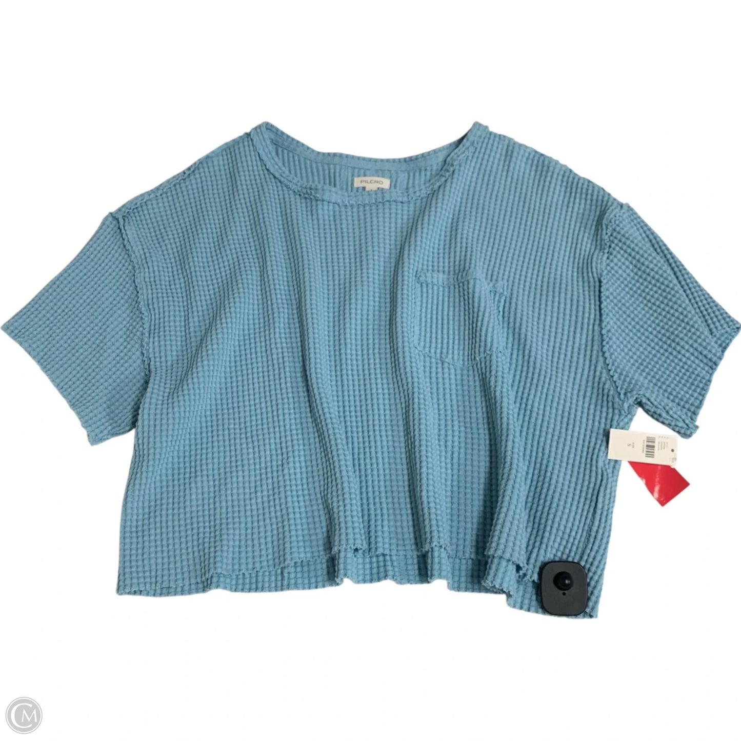 Top Short Sleeve By Pilcro In Blue, Size: S