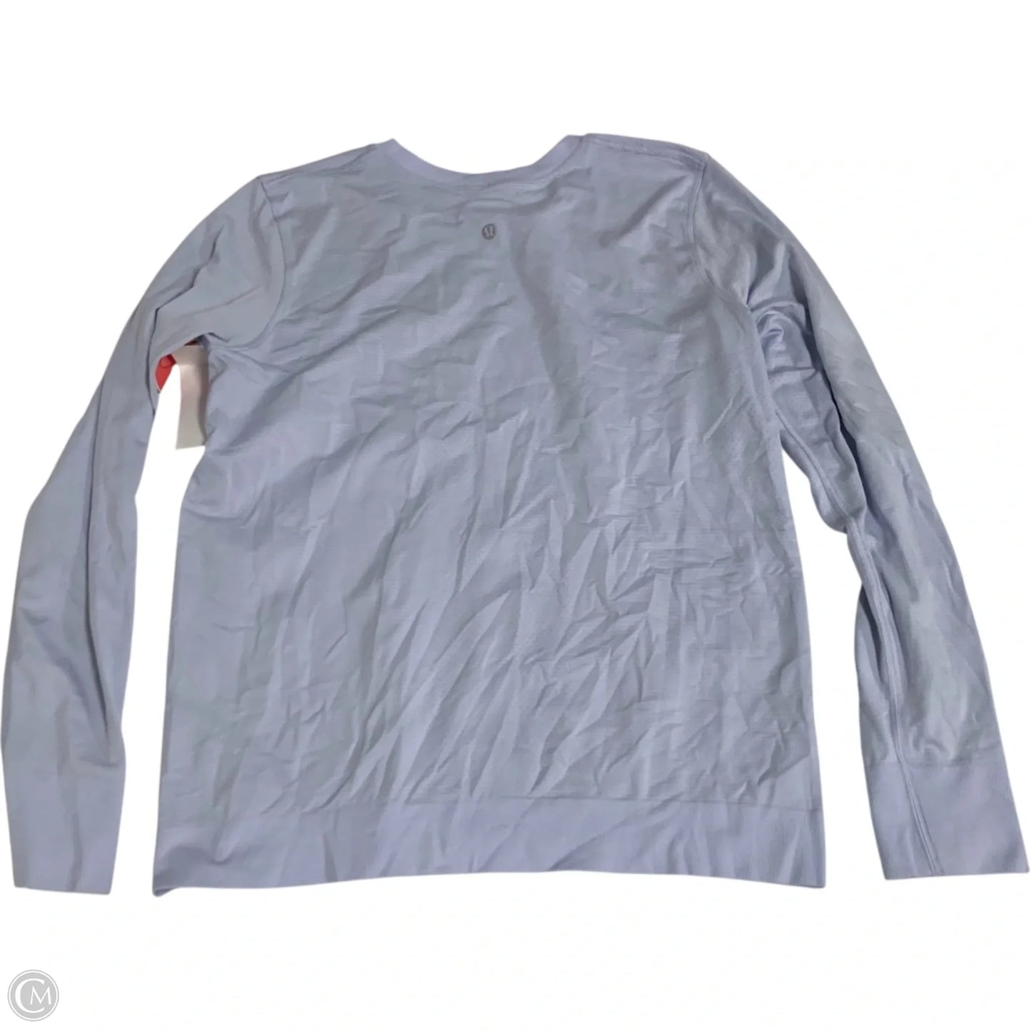 Athletic Top Long Sleeve Crewneck By Lululemon In Blue, Size: M