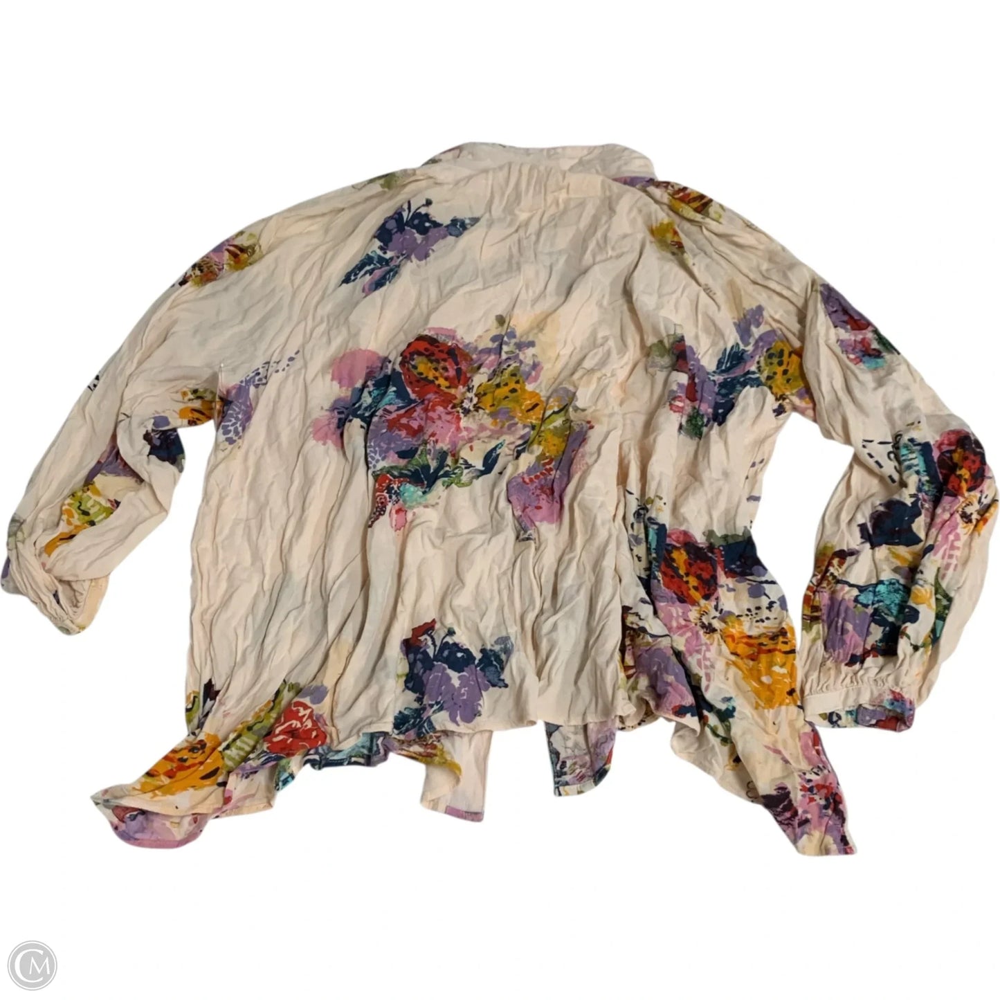 Top Long Sleeve By Free People In Cream, Size: S
