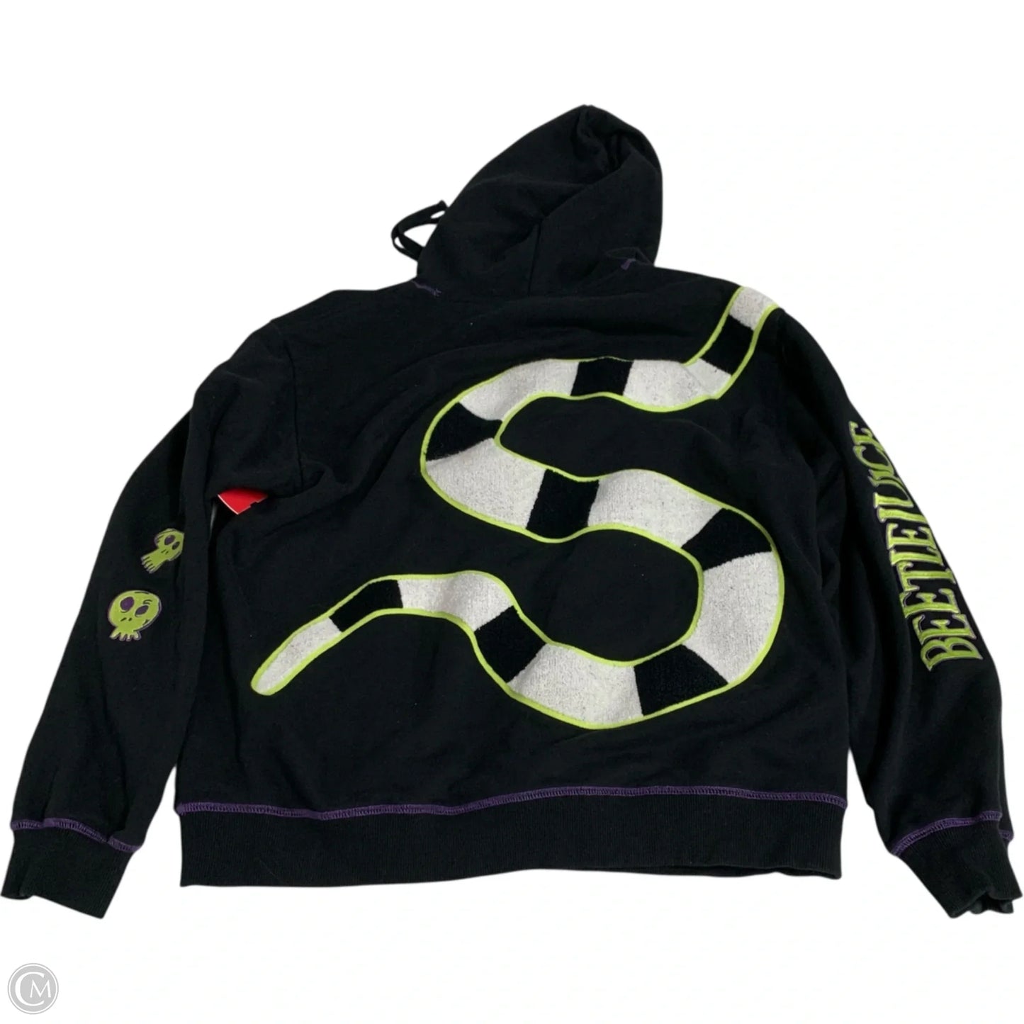 Sweatshirt Hoodie By Forever 21 In Black, Size: 1x