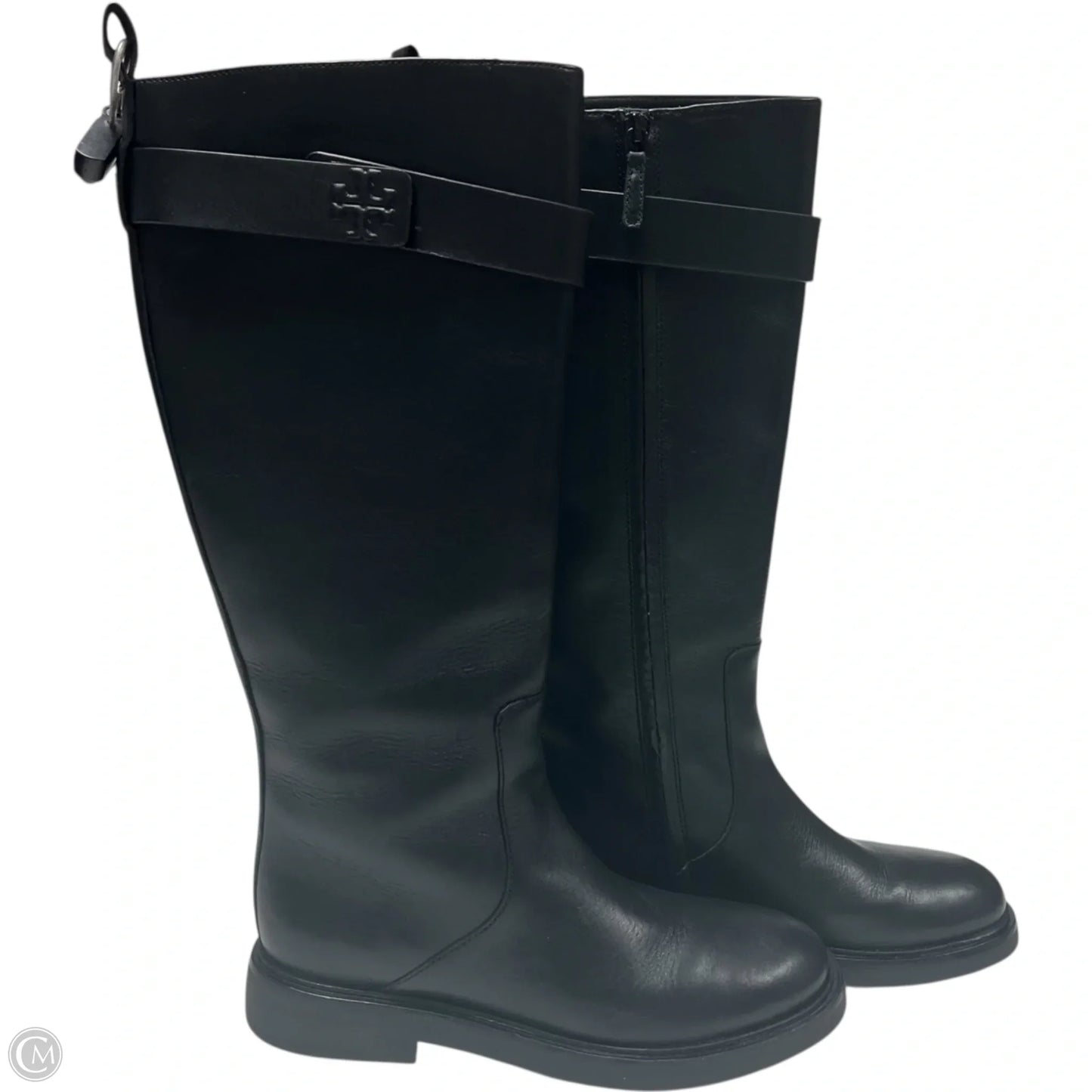 Boots Designer By Tory Burch In Black, Size: 9
