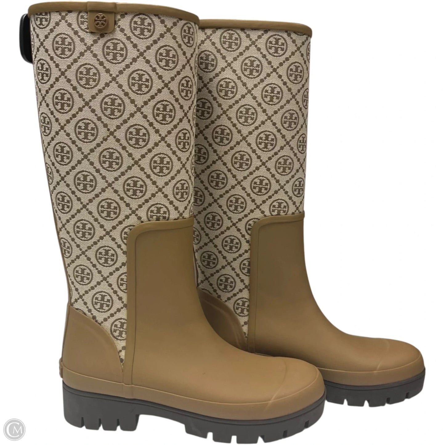 Boots Designer By Tory Burch In Green, Size: 9