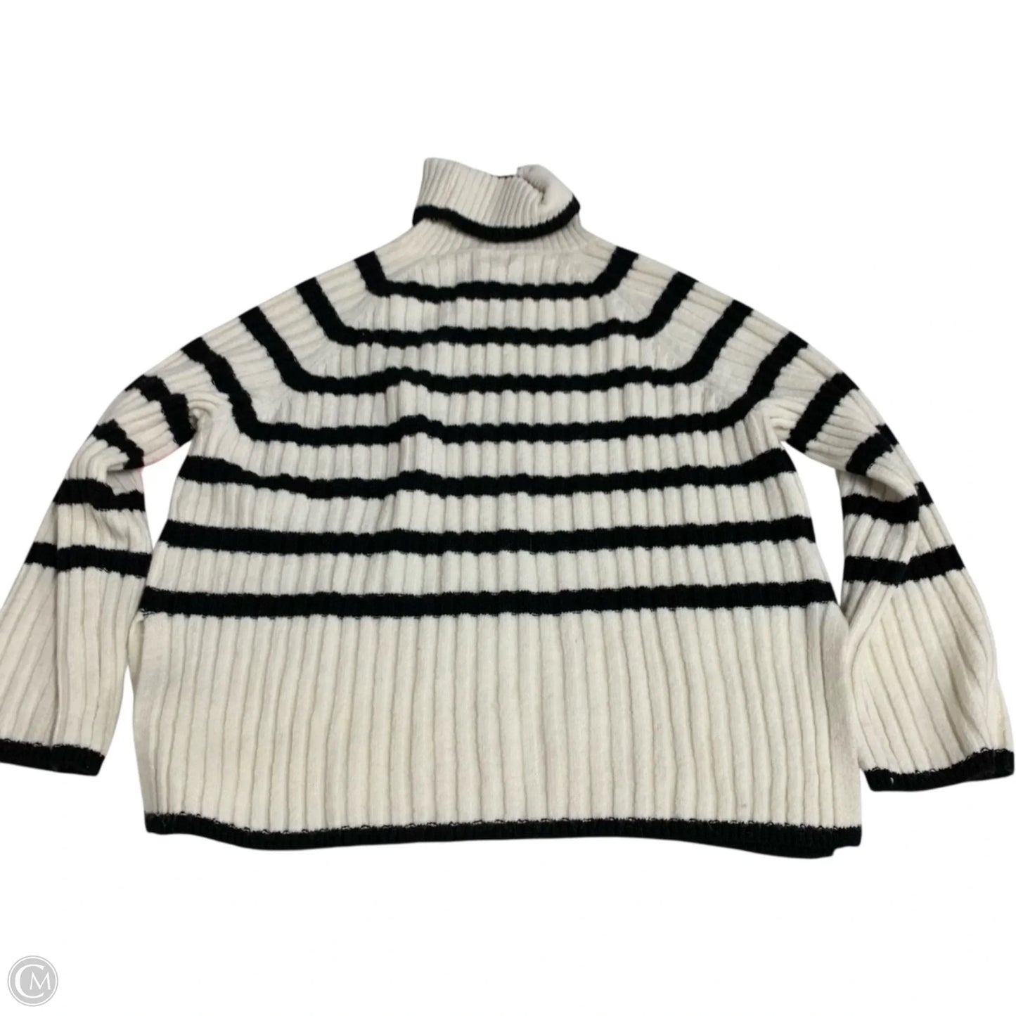 Sweater By H&m In Striped Pattern, Size: M