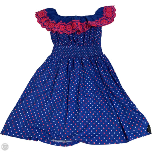 Dress Designer By Lilly Pulitzer In Blue & Pink, Size: S