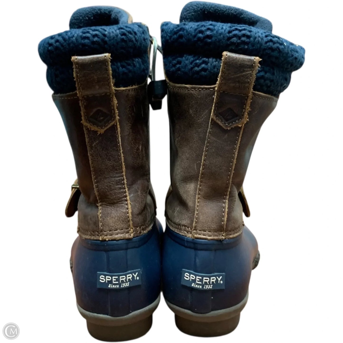 Boots Rain By Sperry In Blue & Brown, Size: 7