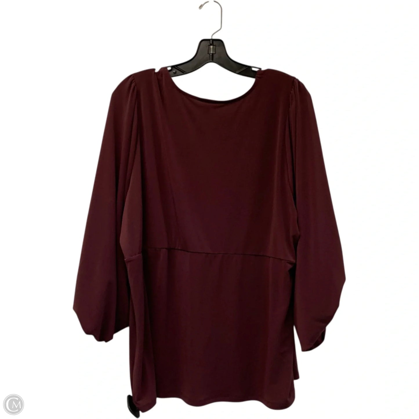 Top Long Sleeve By Torrid In Purple, Size: 3x