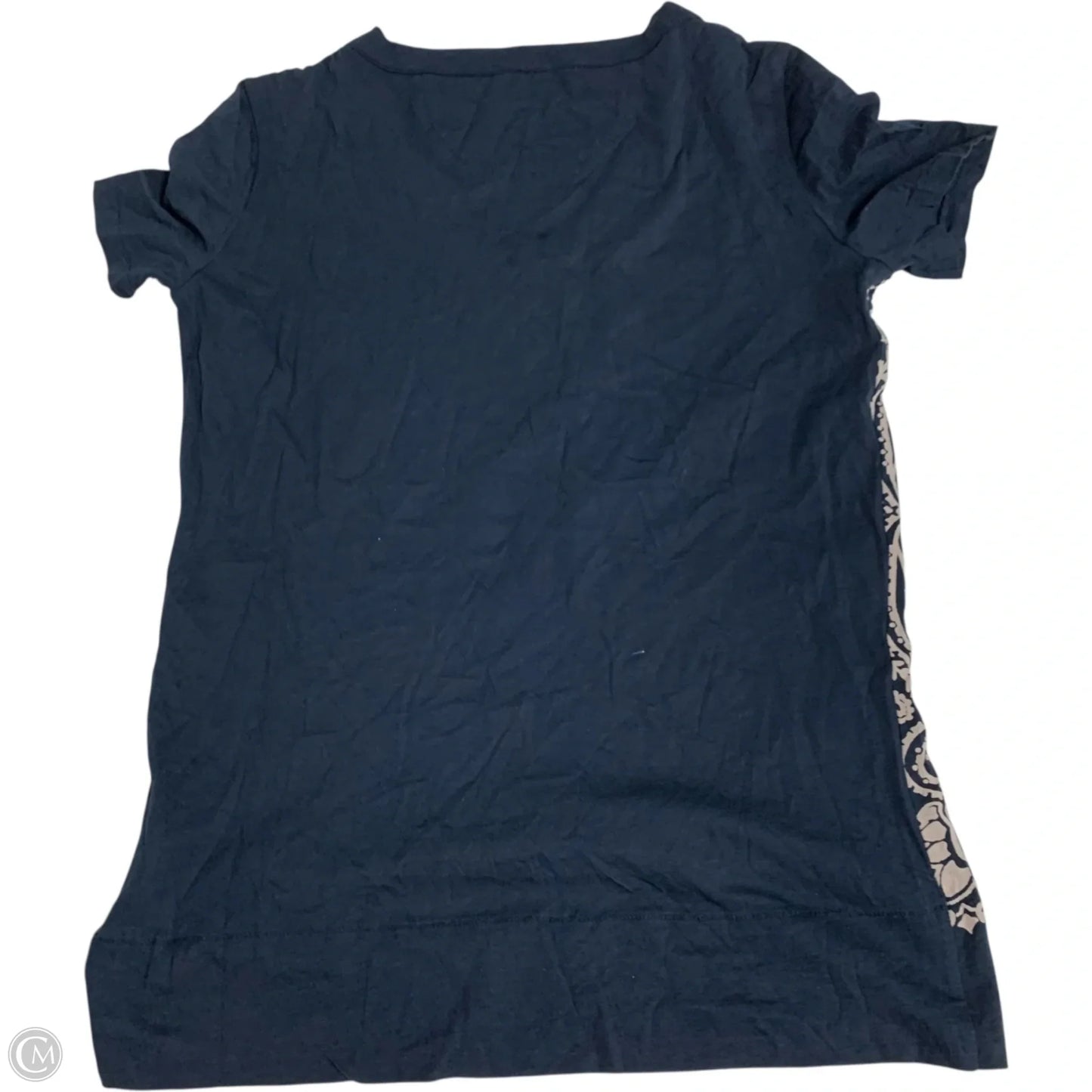 Top Short Sleeve Designer By Tory Burch In Blue, Size: S