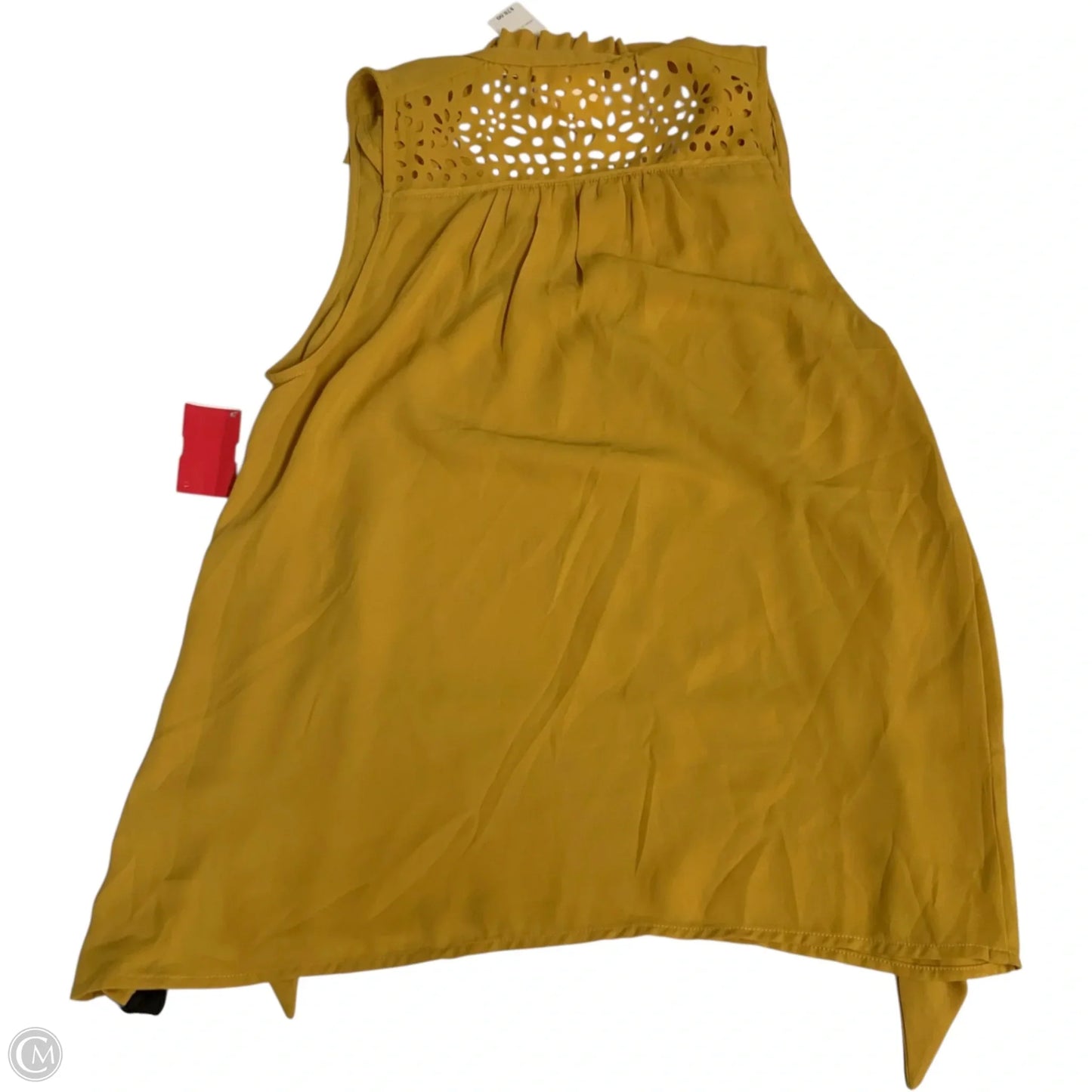 Blouse Sleeveless By Maeve In Yellow, Size: S
