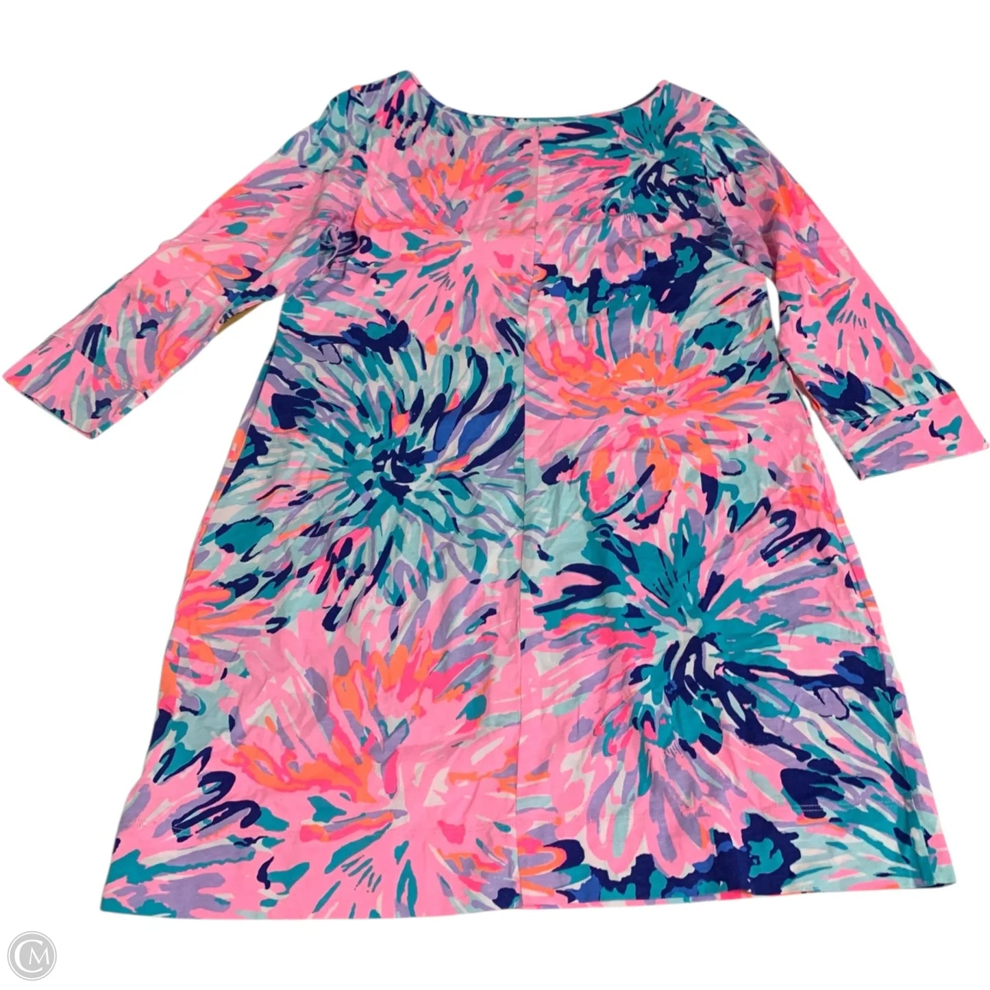 Dress Designer By Lilly Pulitzer In Blue & Pink, Size: Xl