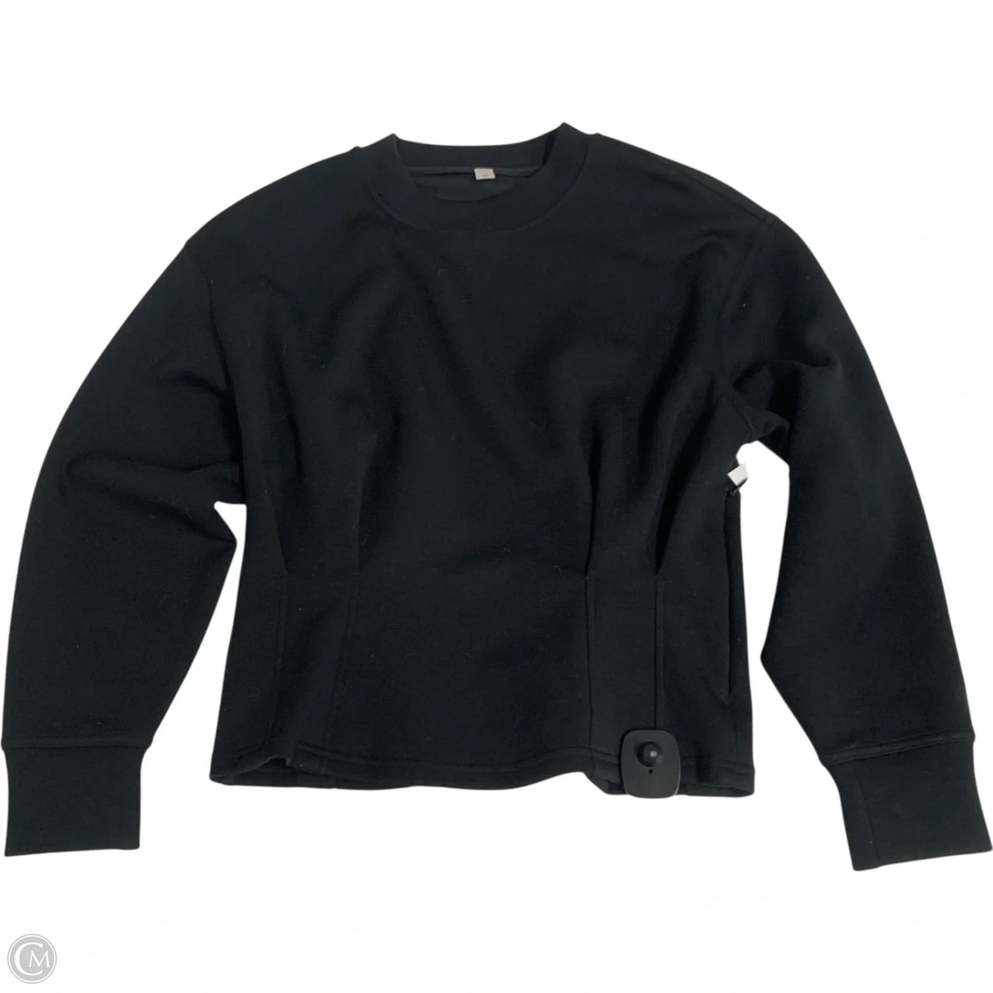 Athletic Sweatshirt Crewneck By Lululemon In Black, Size: S