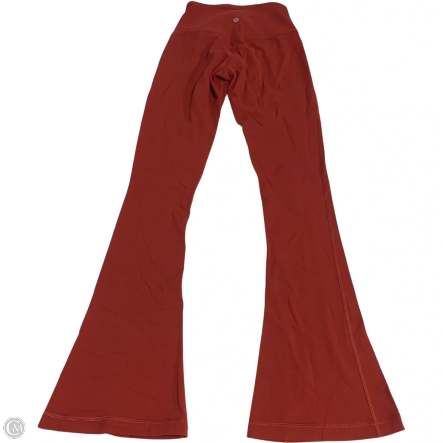 Athletic Leggings By Lululemon In Orange, Size: S