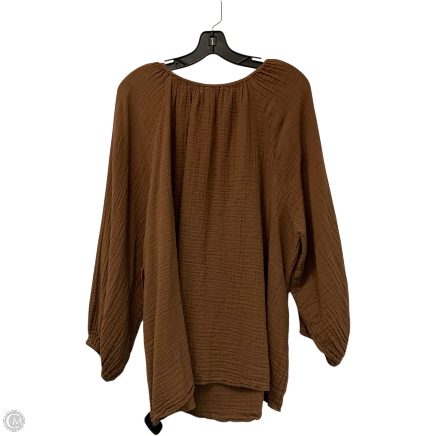 Top Long Sleeve By Old Navy In Brown, Size: 4x