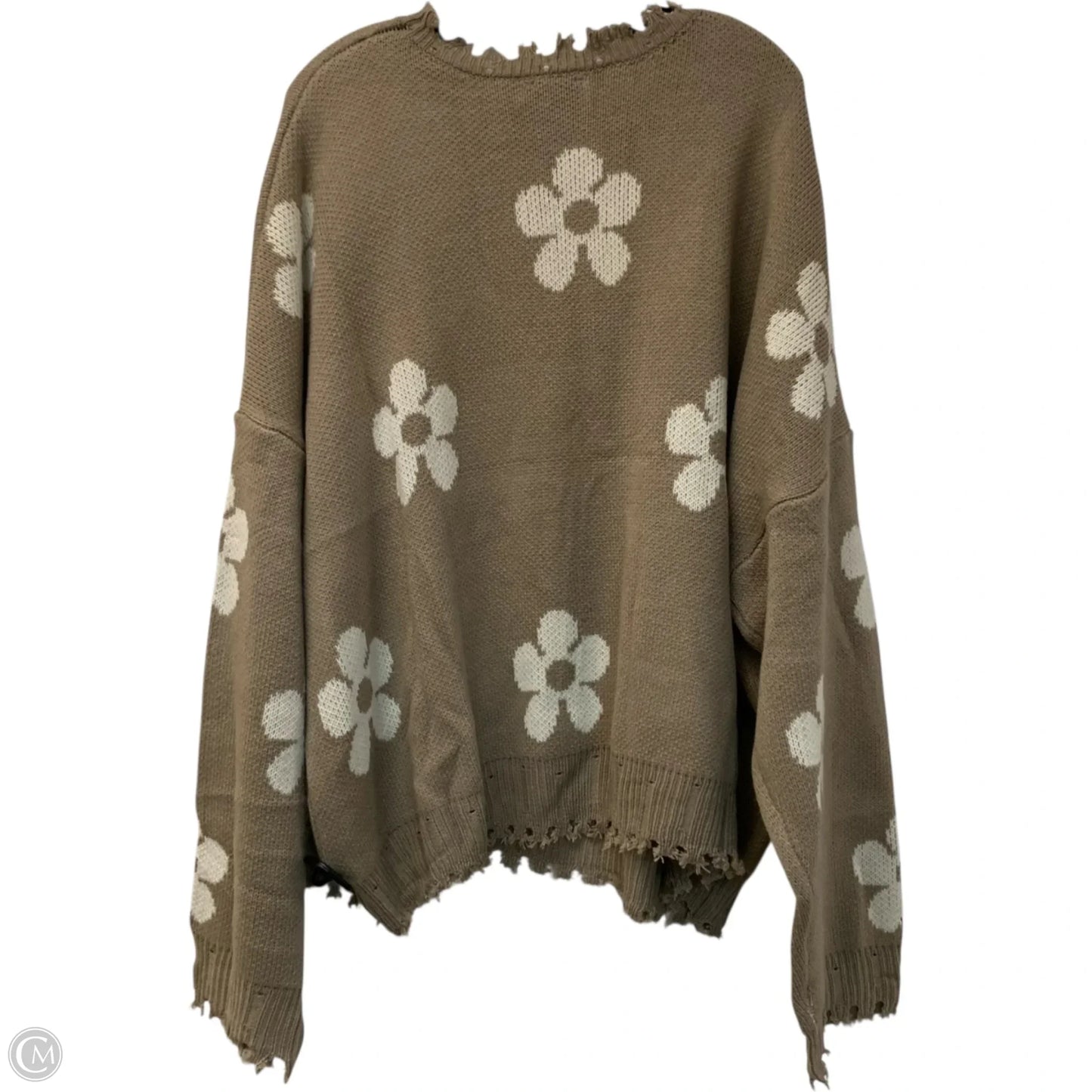 Sweater By Hayden La In Tan, Size: 3x