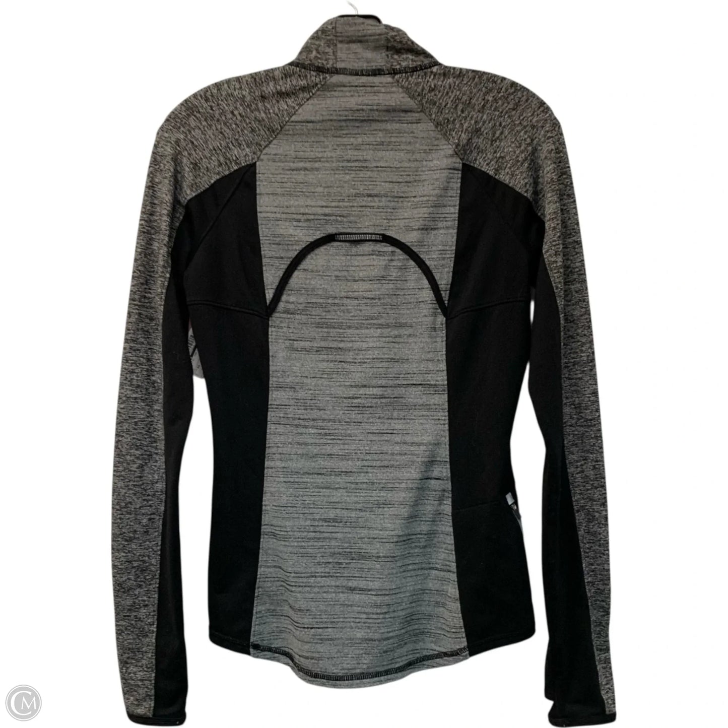 Athletic Top Long Sleeve Collar By Athleta In Grey, Size: Xs