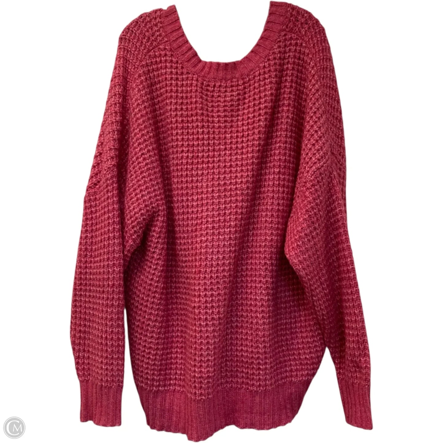 Sweater By American Eagle In Pink, Size: 1x