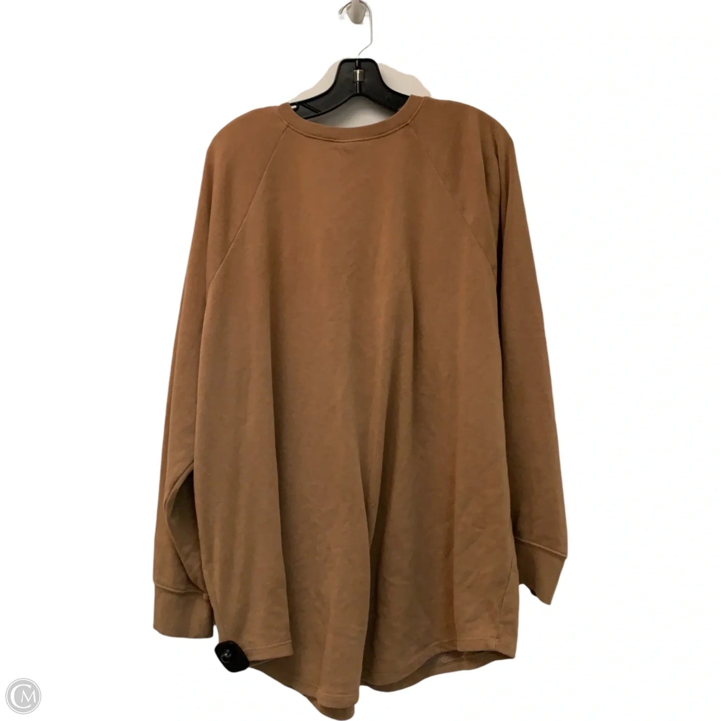 Top Long Sleeve By Torrid In Brown, Size: 3x