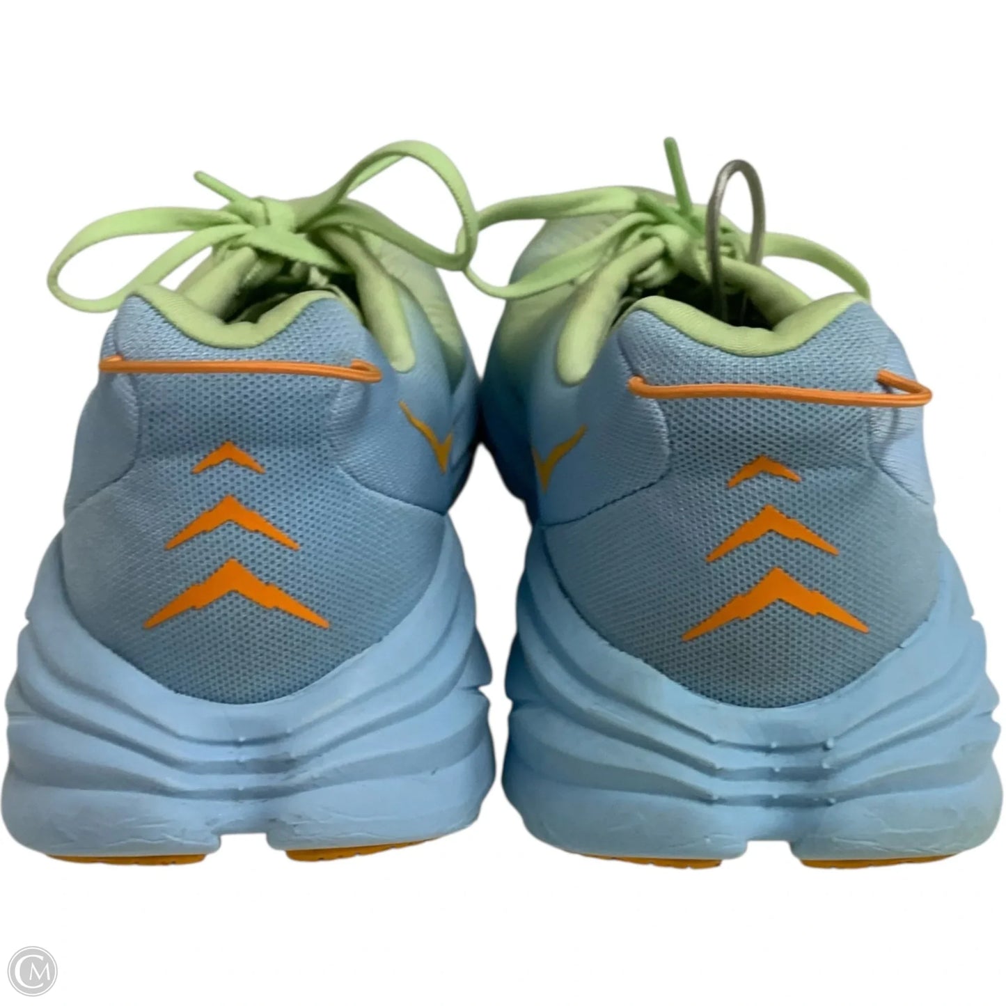 Shoes Athletic By Hoka In Blue & Green, Size: 10.5