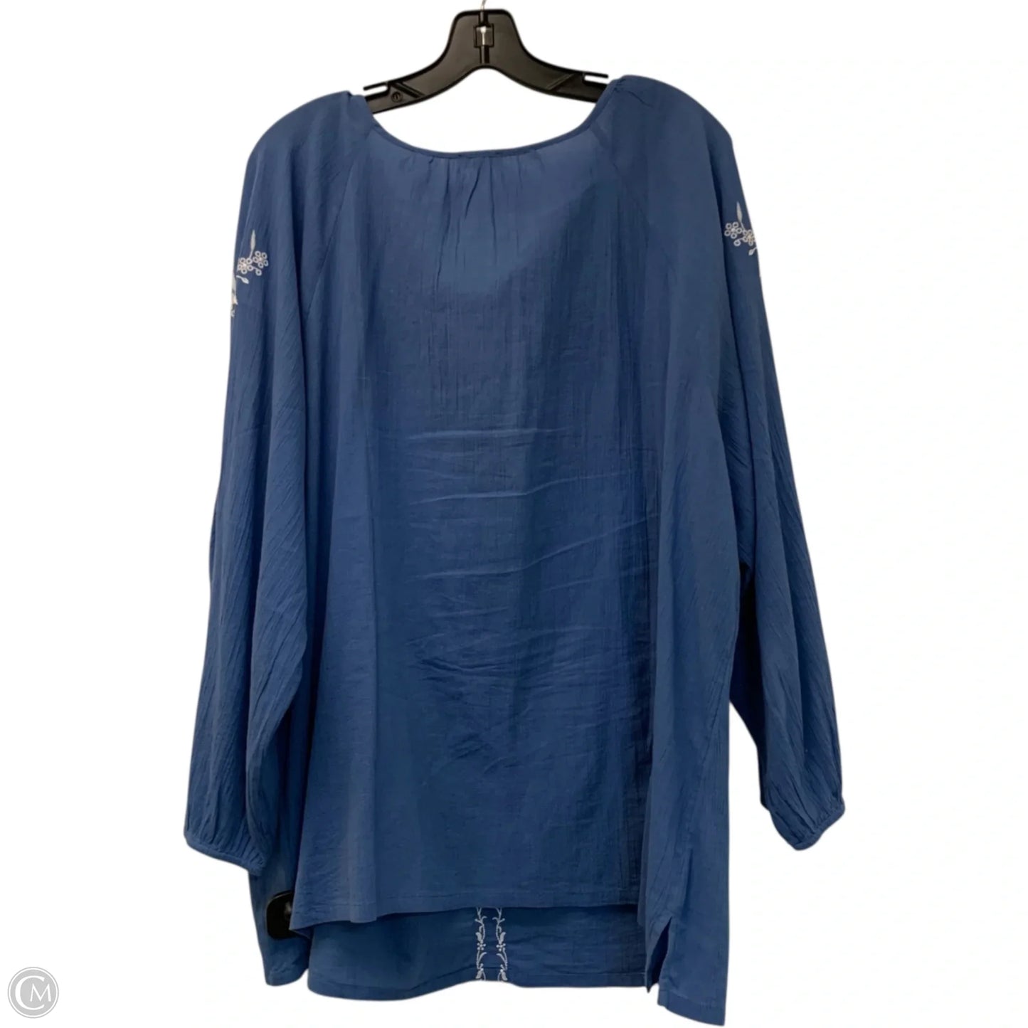 Top Long Sleeve By Talbots In Bronze, Size: 2x