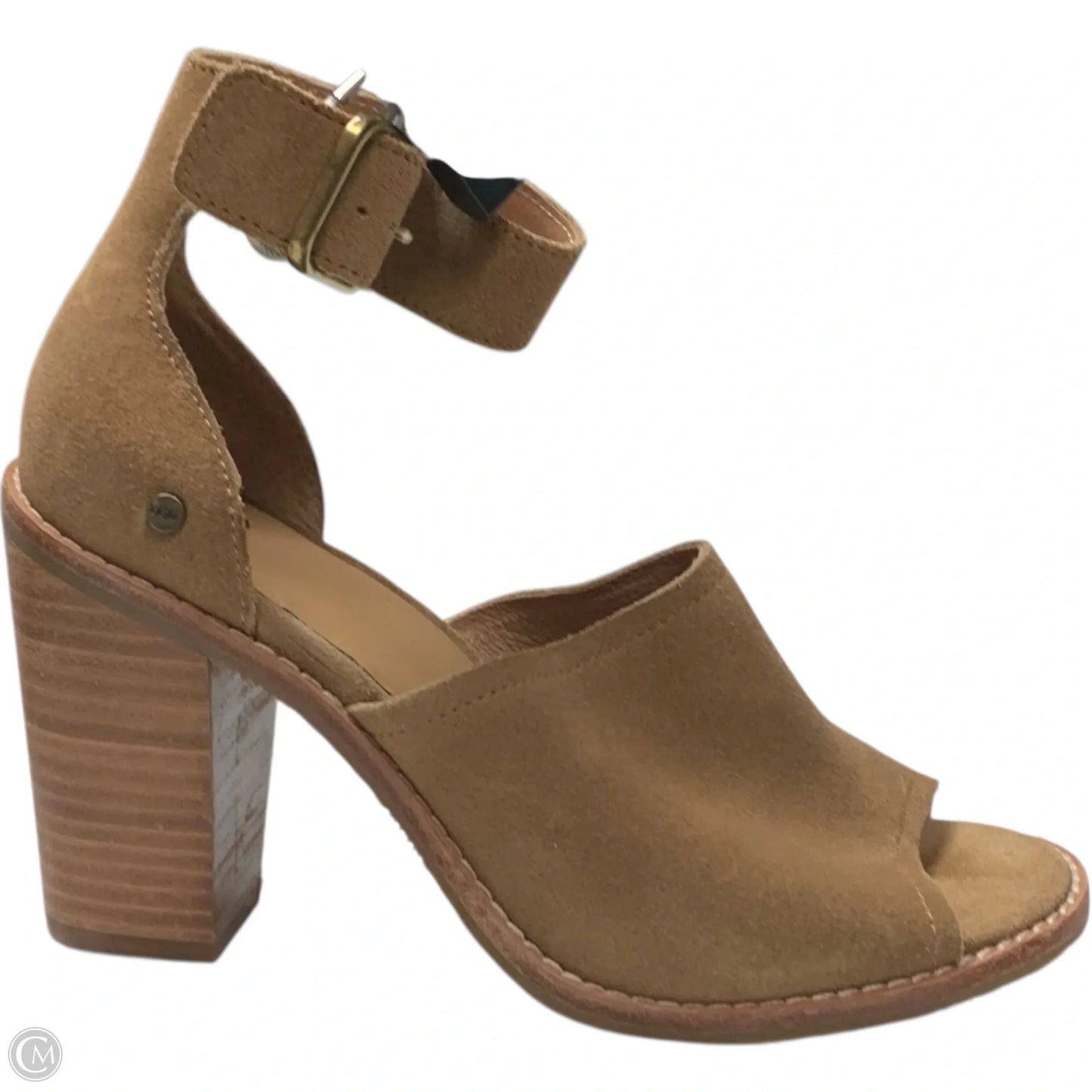 Sandals Designer By Ugg In Tan, Size: 6.5