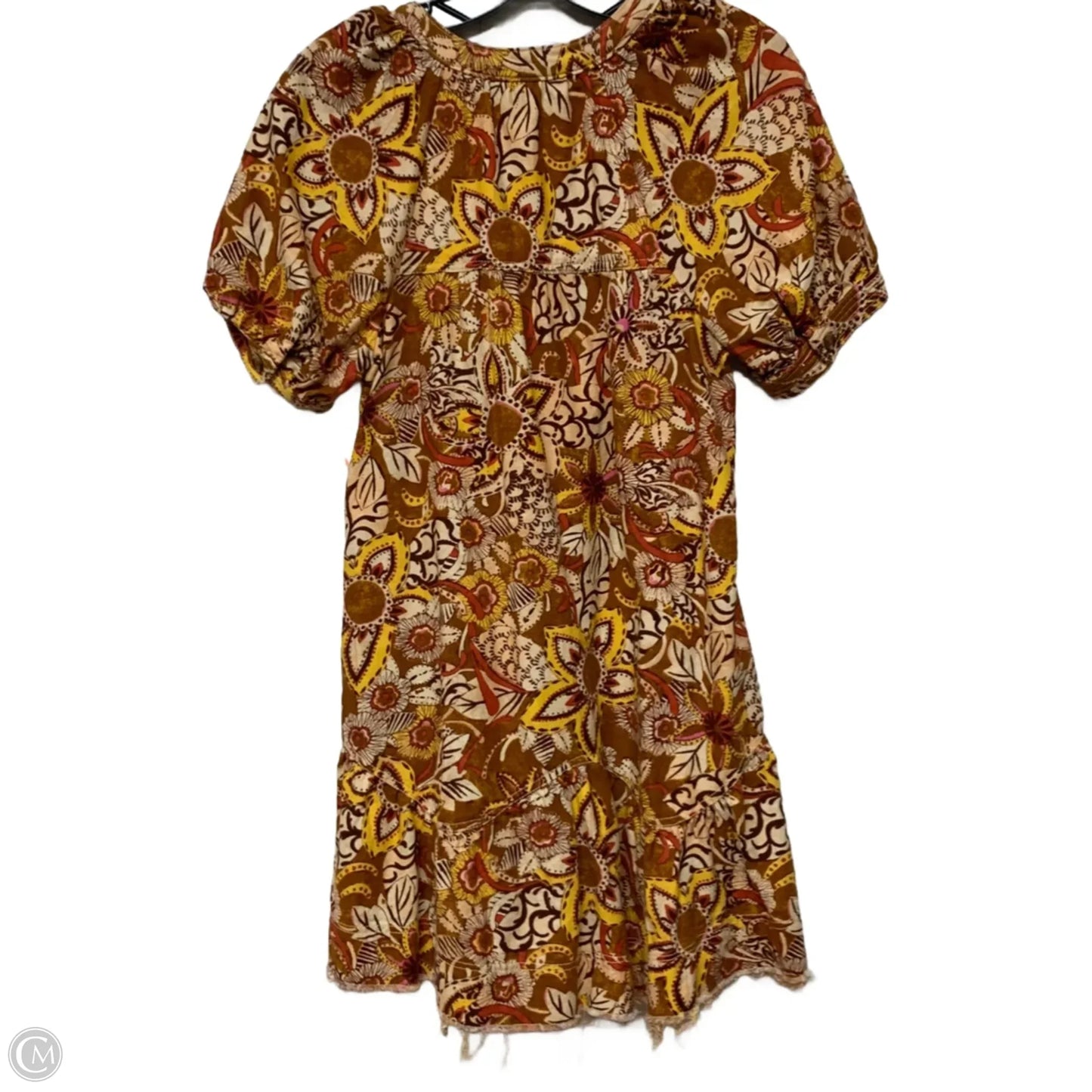 Dress Casual Short By Pilcro In Orange & Yellow, Size: Sp