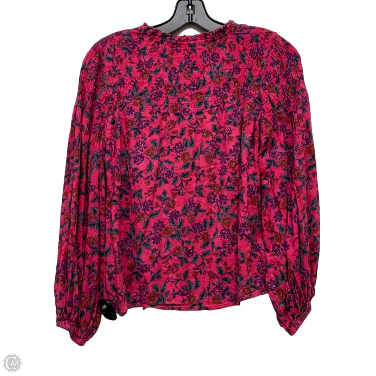 Top Long Sleeve By Maeve In Pink, Size: Xs