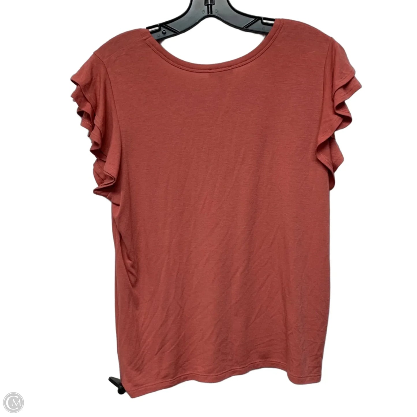 Top Short Sleeve Basic By Express In Pink, Size: L