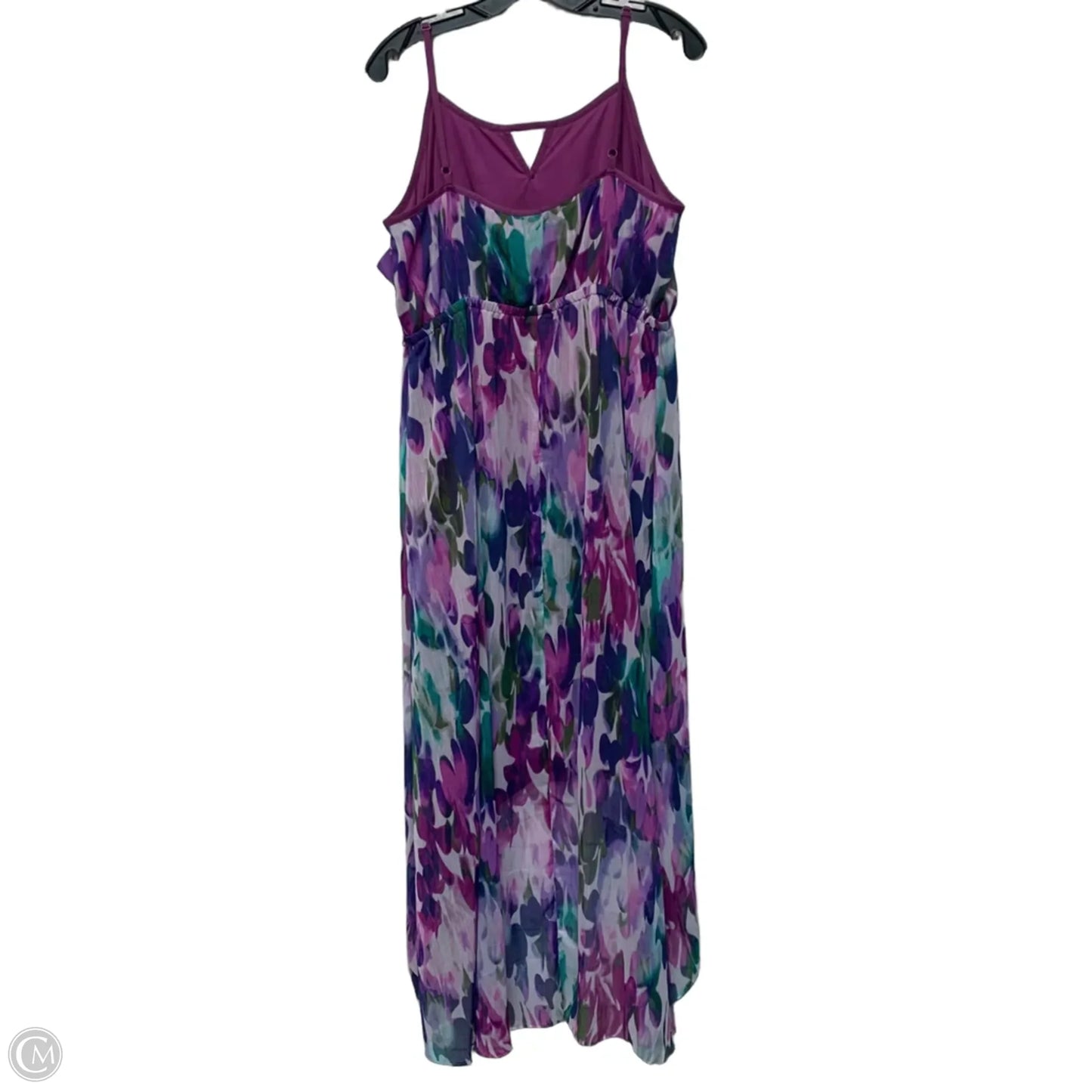 Dress Casual Midi By Lane Bryant In Purple, Size: Xl