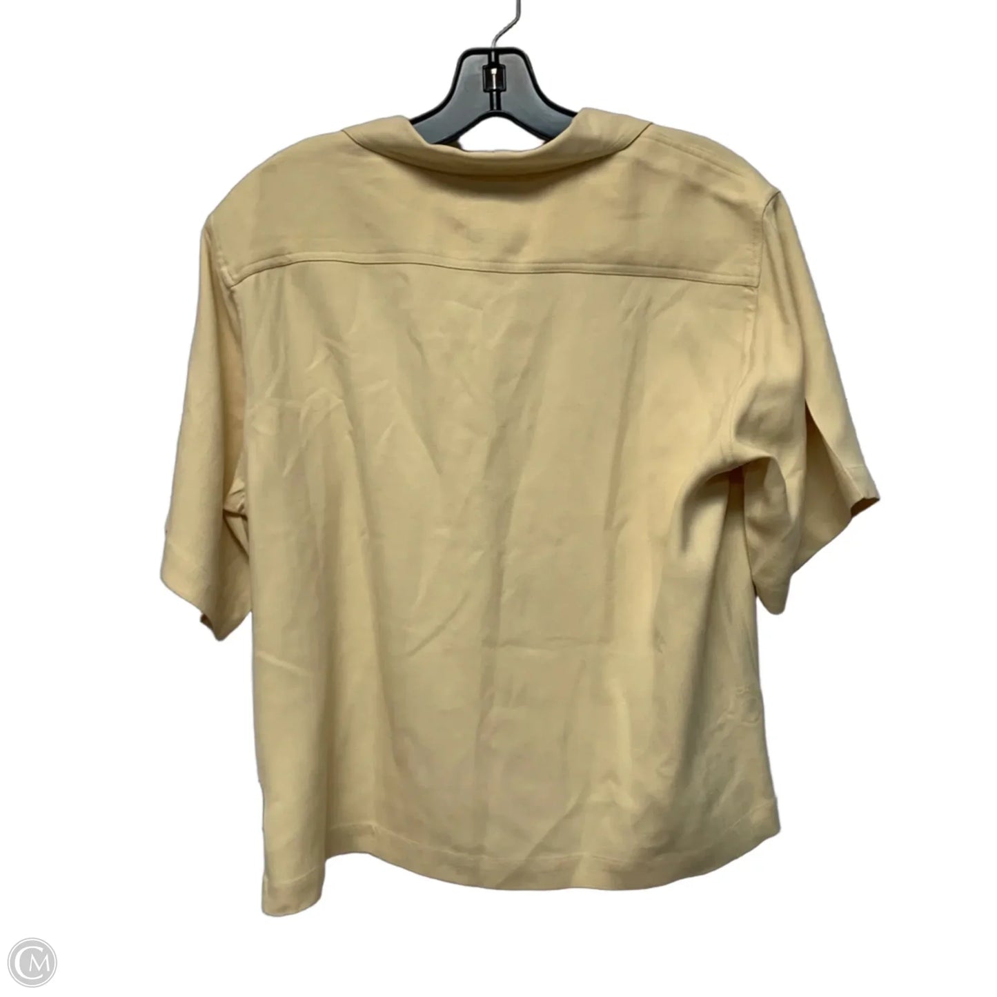 Top Short Sleeve By Tommy Bahama In Yellow, Size: S