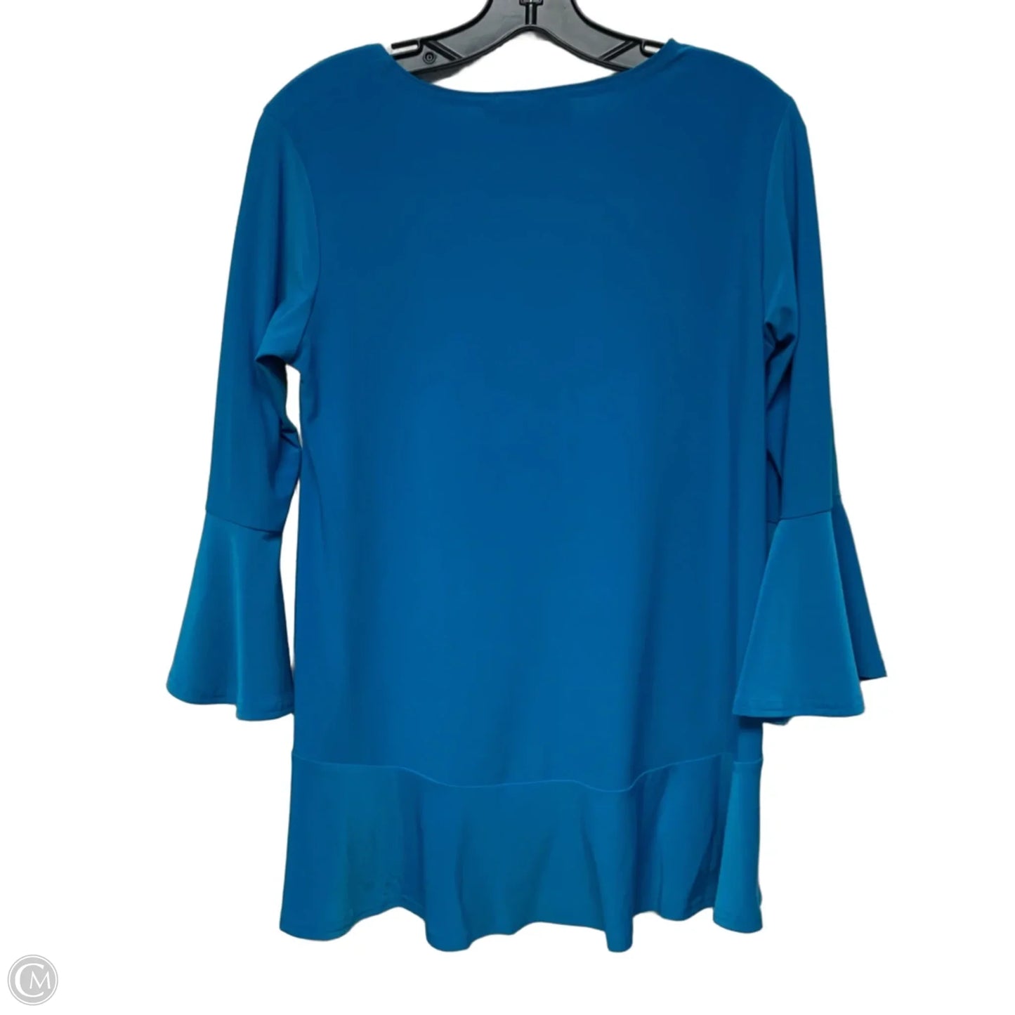 Top Long Sleeve By Sympli In Blue, Size: M