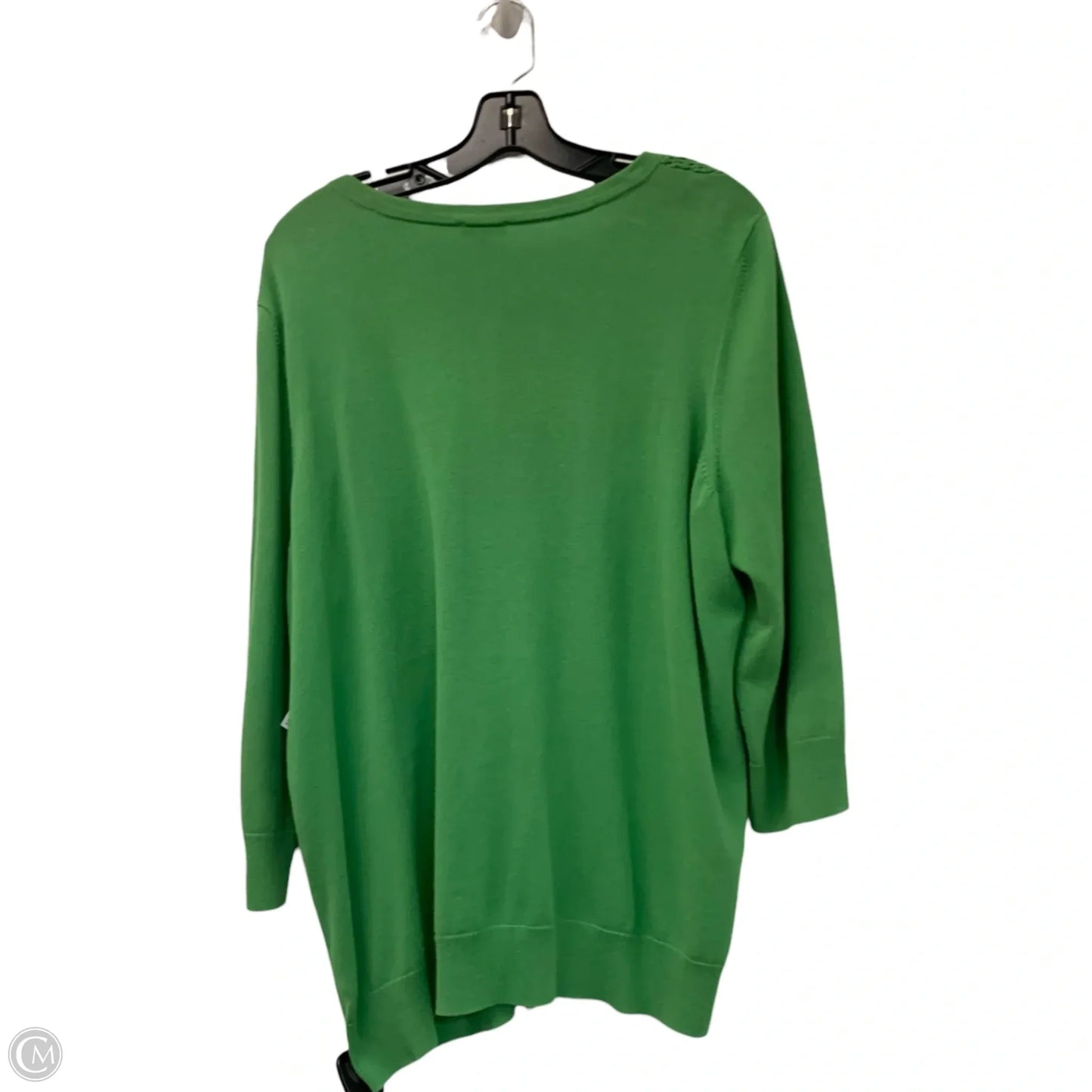Cardigan By Talbots In Green, Size: 2x