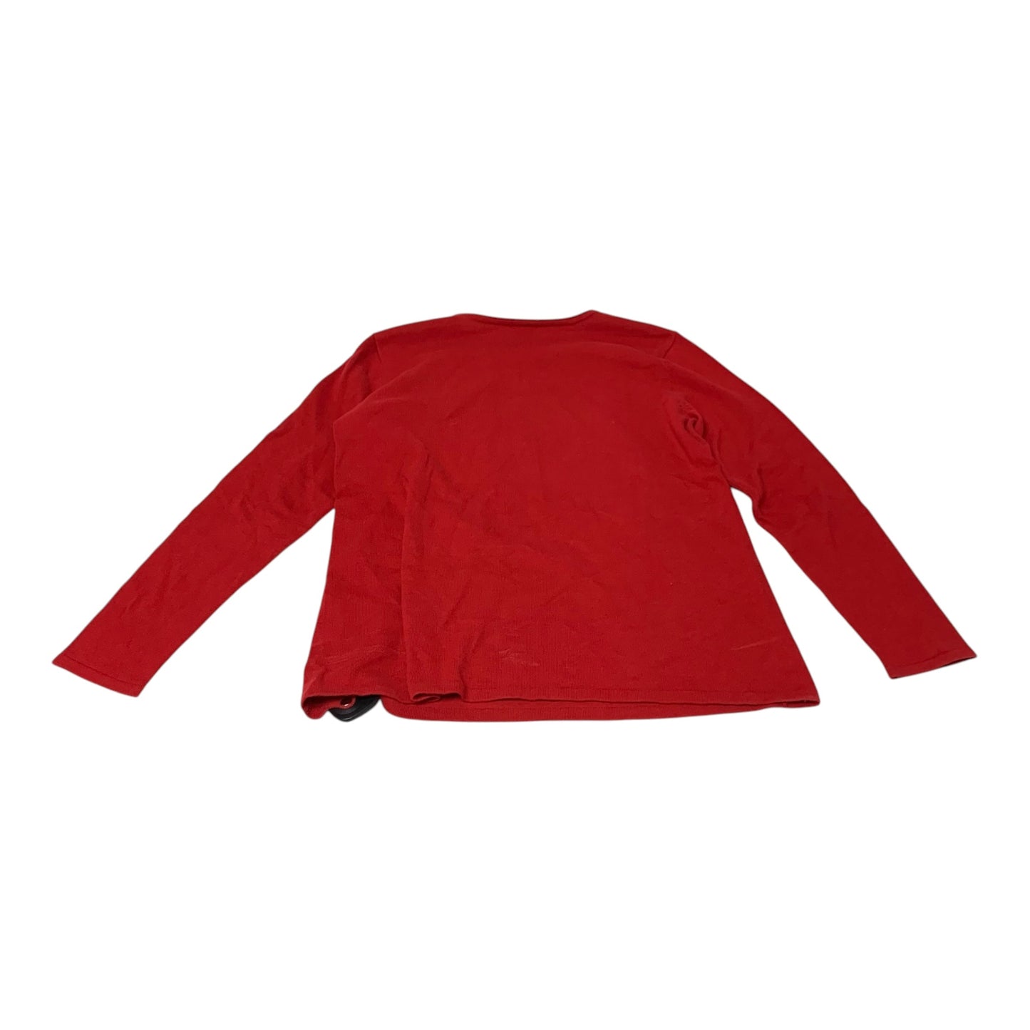 Top Long Sleeve By J. Jill In Red, Size: S