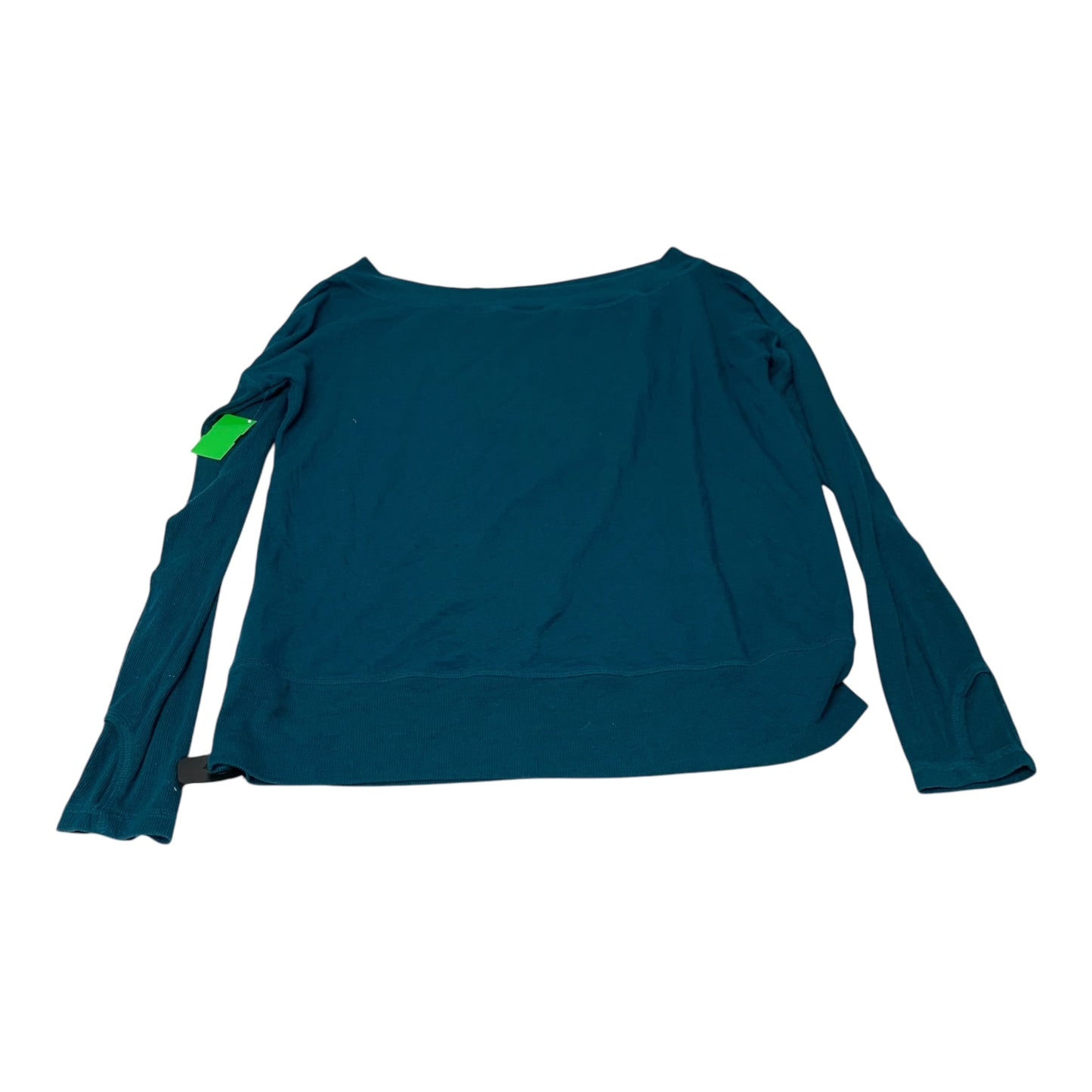 Top Long Sleeve By Athleta In Teal, Size: L