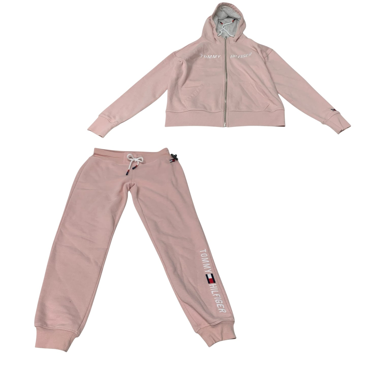 Athletic Pants 2pc By Tommy Hilfiger In Pink, Size: Xs
