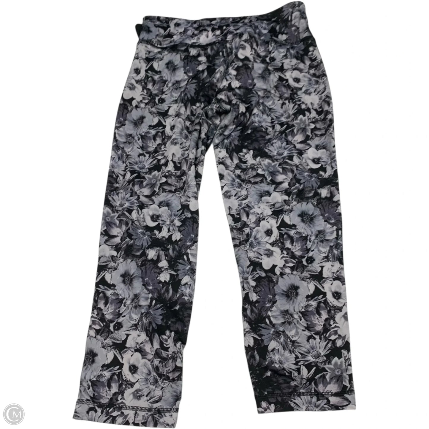 Athletic Leggings Capris By 90 Degrees By Reflex In Black & Blue, Size: M