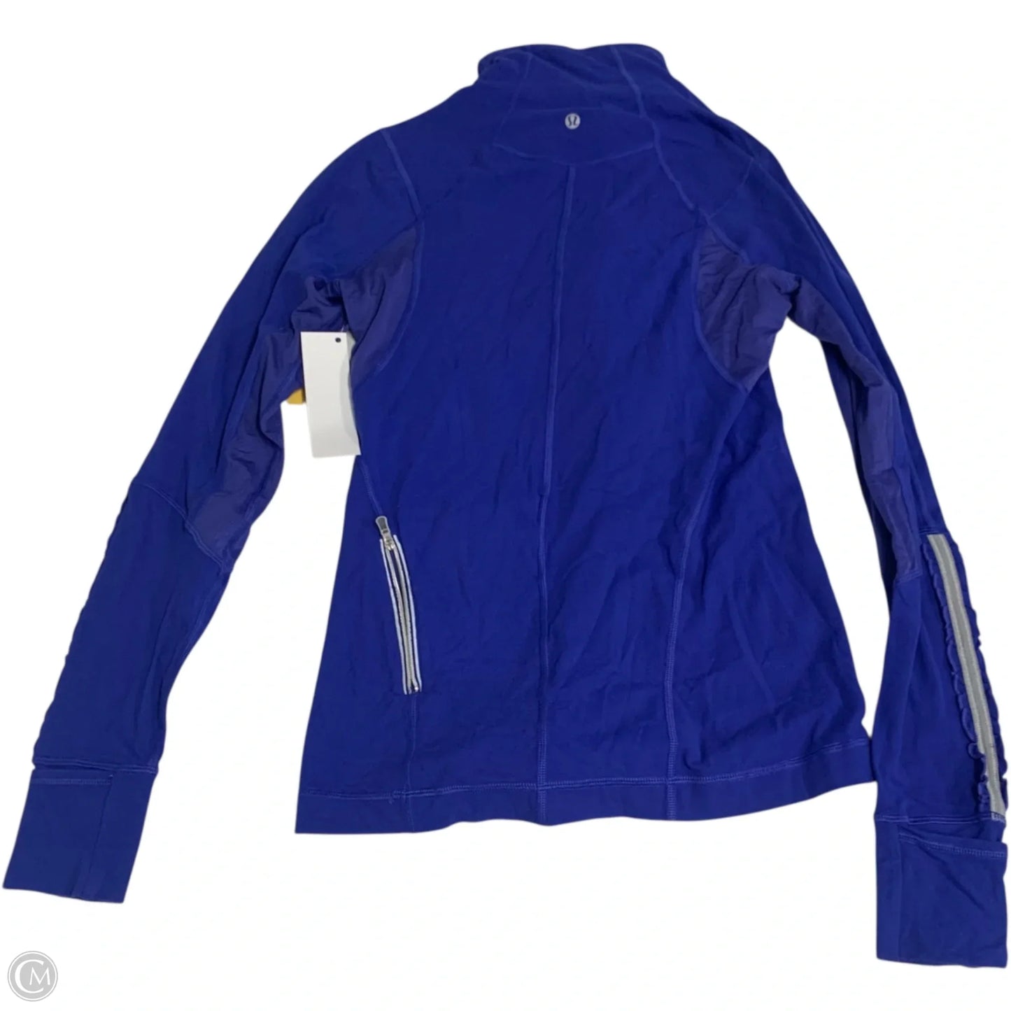 Athletic Jacket By Lululemon In Blue, Size: S
