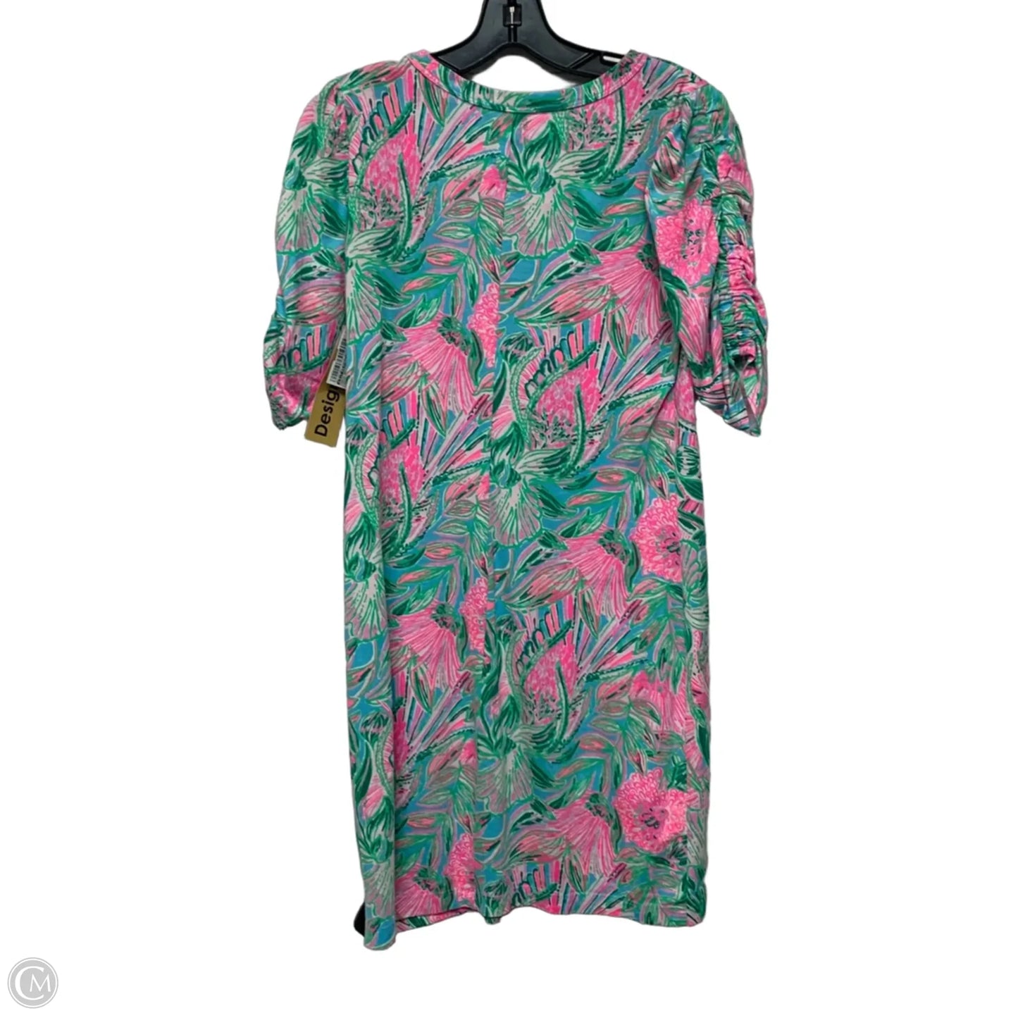 Dress Designer By Lilly Pulitzer In Green & Pink, Size: S