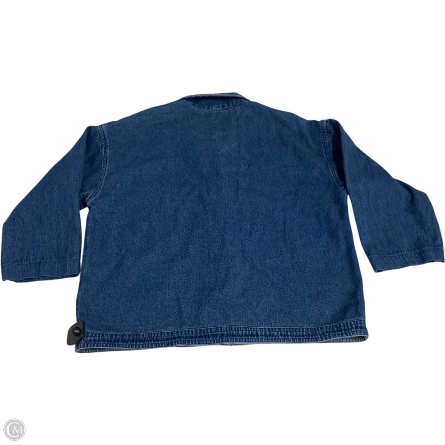 Jacket Denim By New Directions In Blue & Red, Size: L