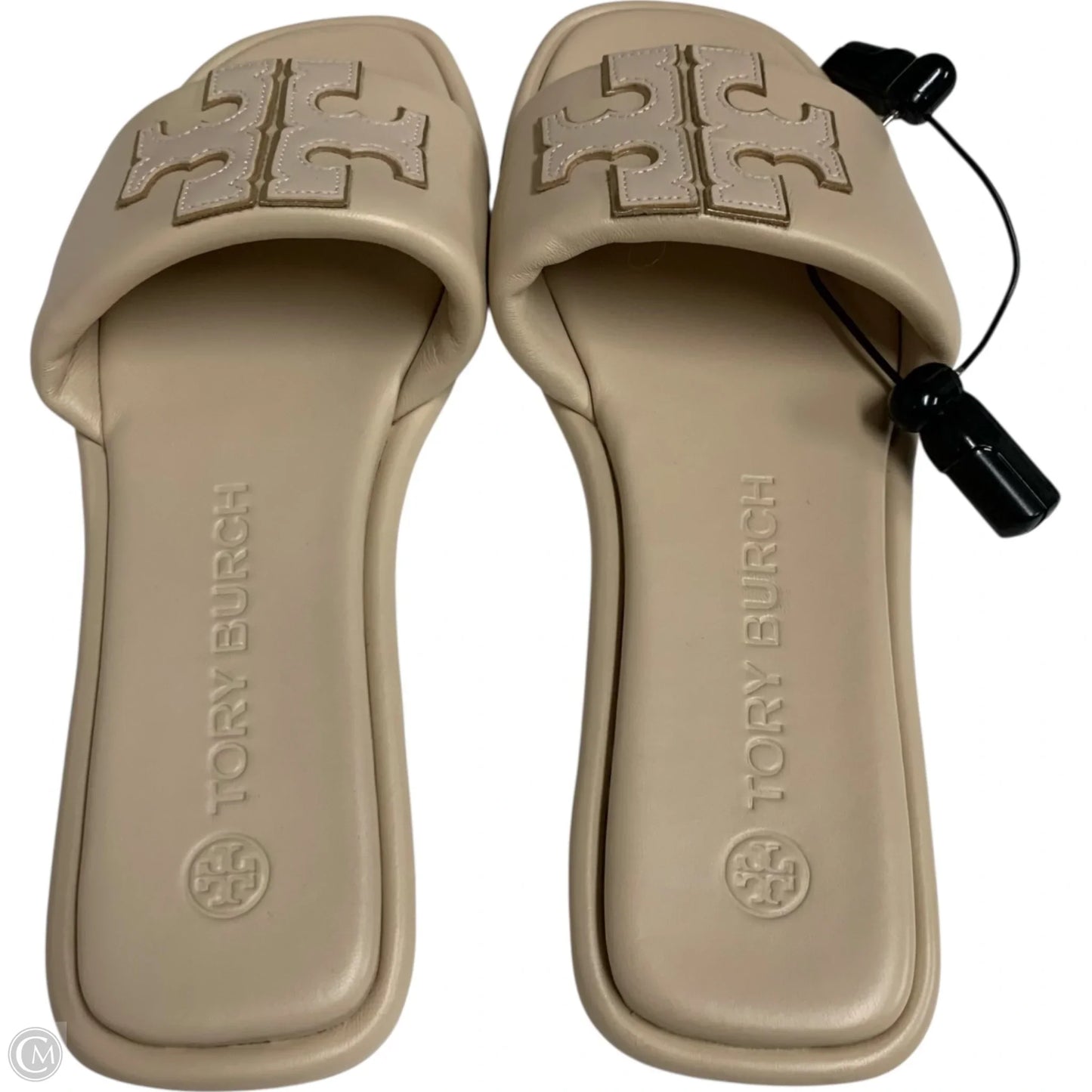 Sandals Designer By Tory Burch In Cream, Size: 8.5