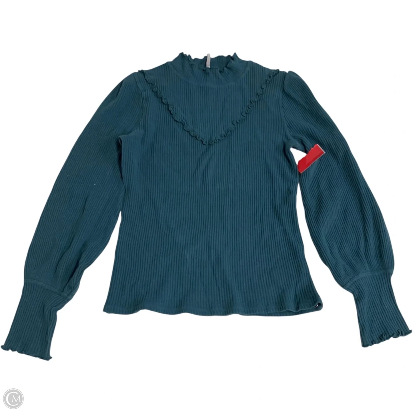 Top Long Sleeve By Free People In Blue, Size: M