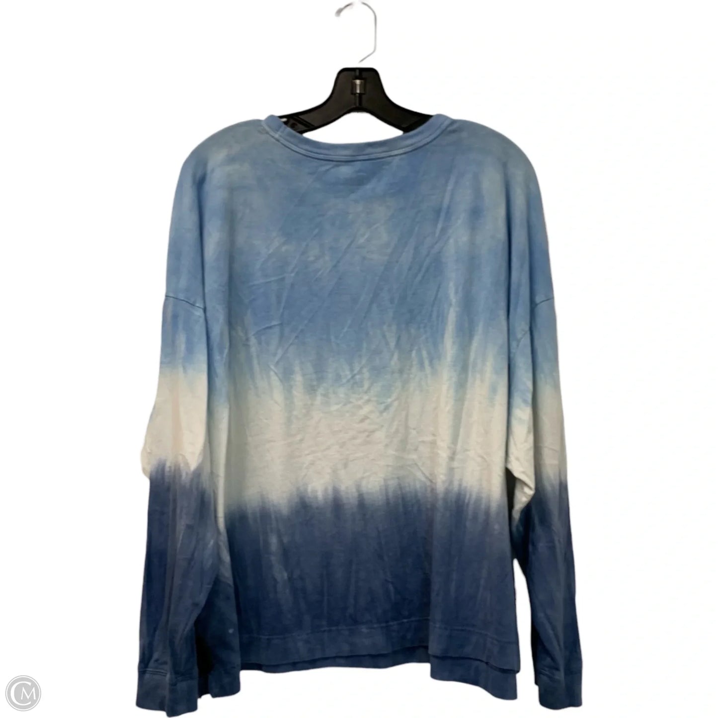 Top Long Sleeve By Old Navy In Blue, Size: Xxl