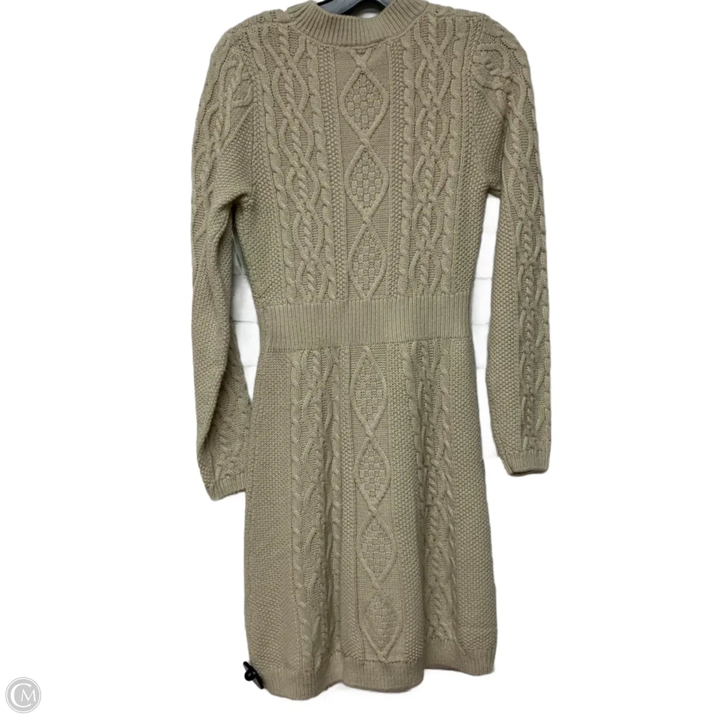 Dress Sweater By Lucky Brand In Cream, Size: M