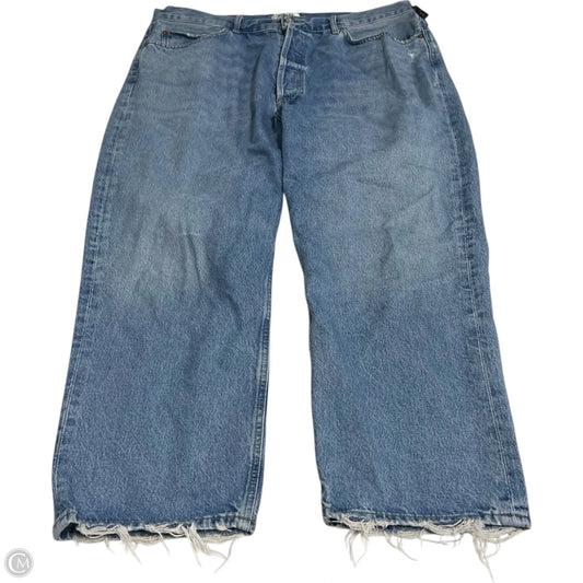 Jeans Designer By Agolde In Blue Denim, Size: 18