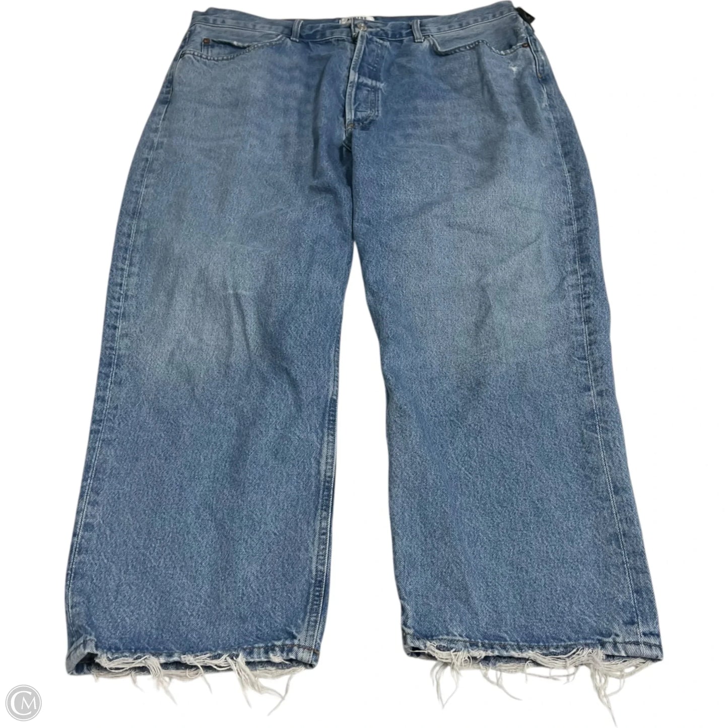 Jeans Designer By Agolde In Blue Denim, Size: 18