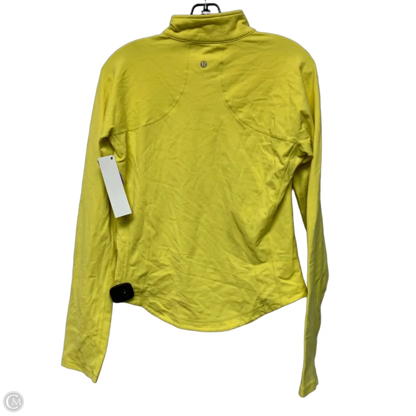 Athletic Jacket By Lululemon In Yellow, Size: M