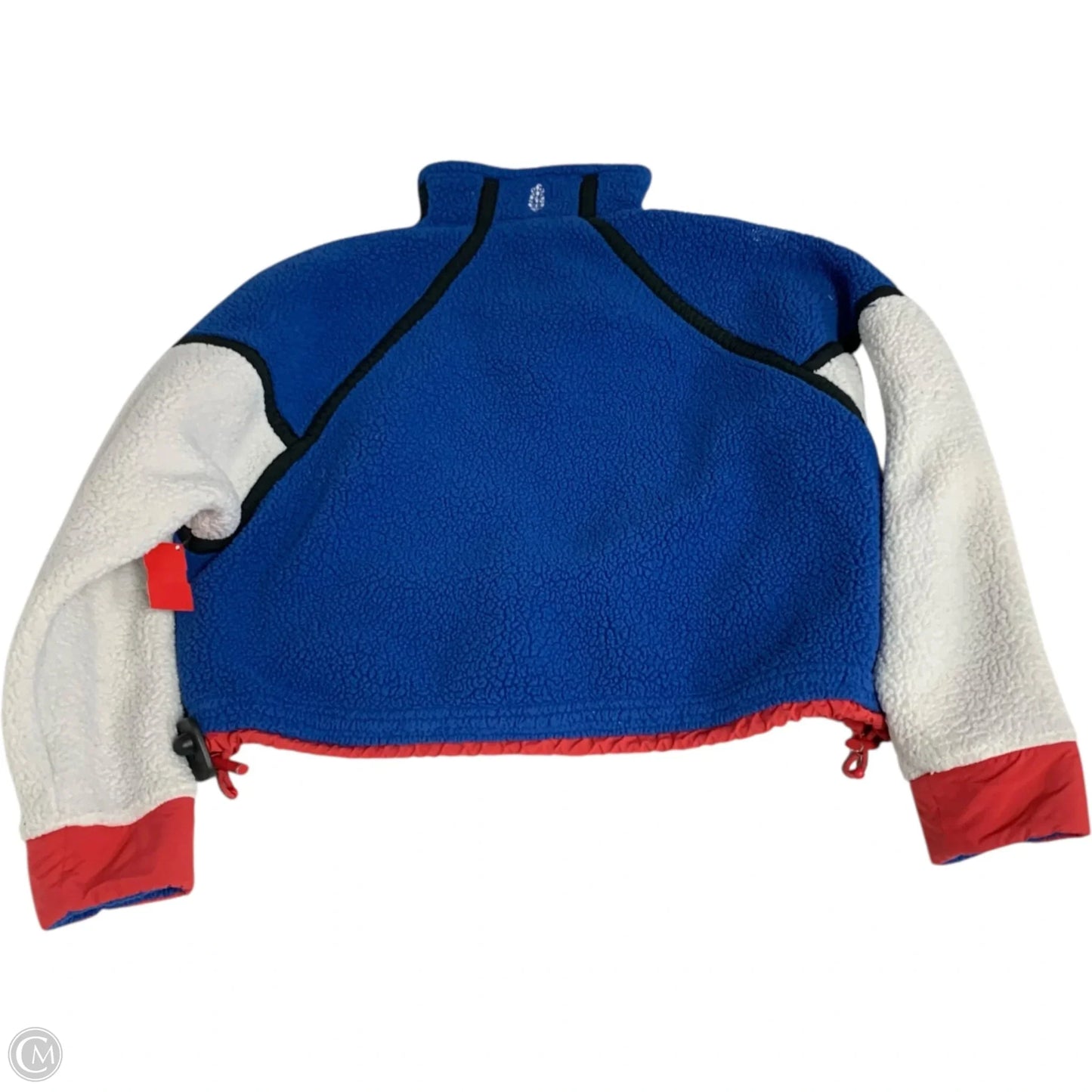 Athletic Jacket By Free People In Blue & Red, Size: Xs