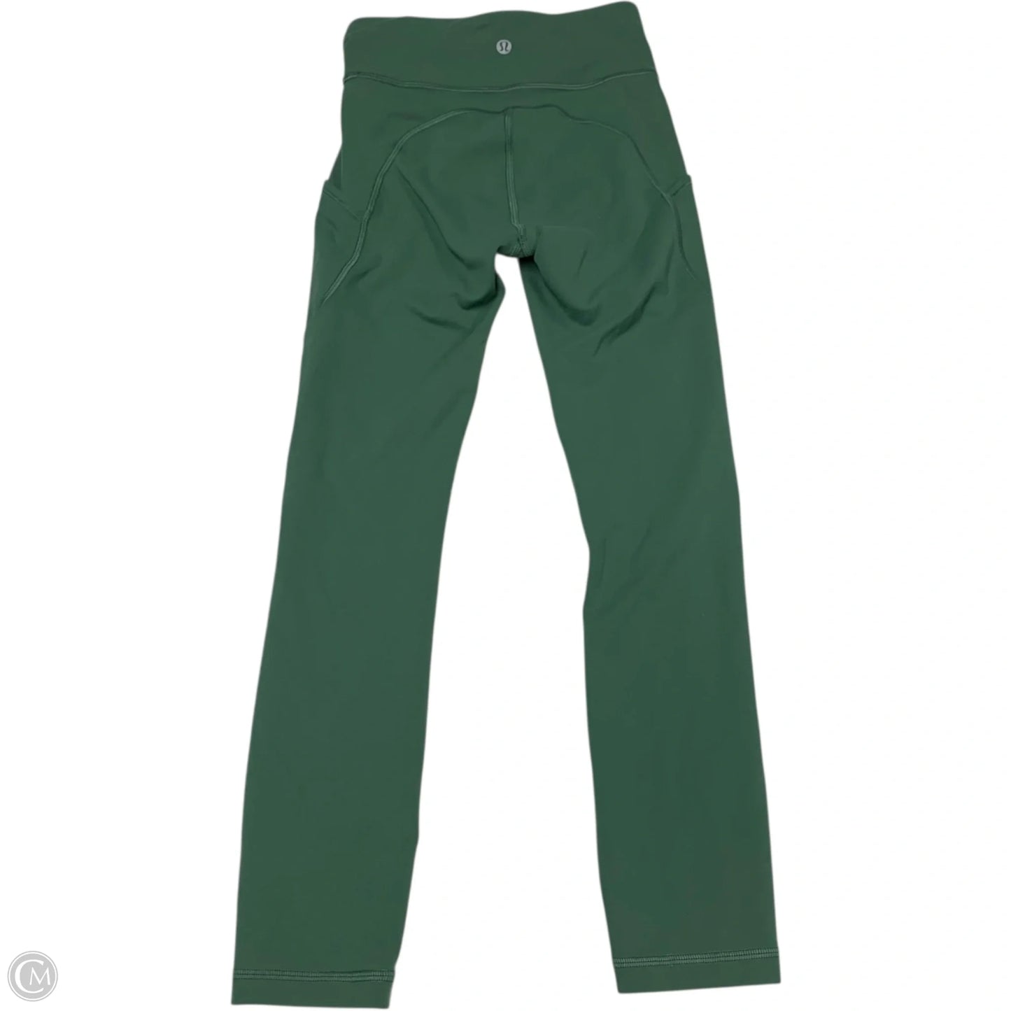 Athletic Leggings By Lululemon In Green, Size: Xs