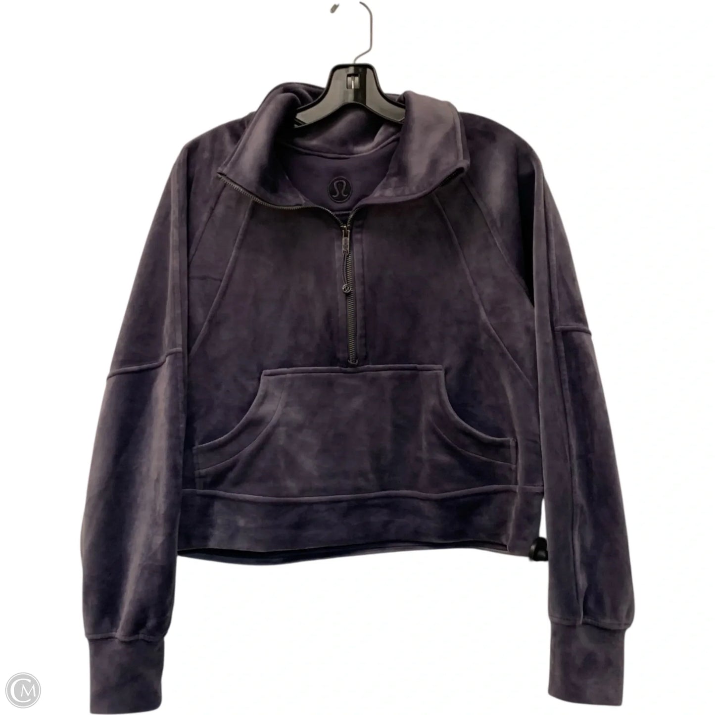 Athletic Sweatshirt Collar By Lululemon In Purple, Size: Xs